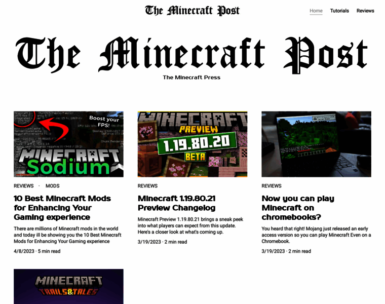 Minecraftpost.com thumbnail