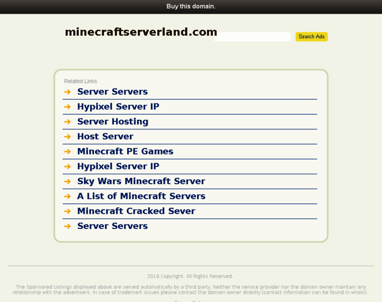 Minecraftserverland.com thumbnail