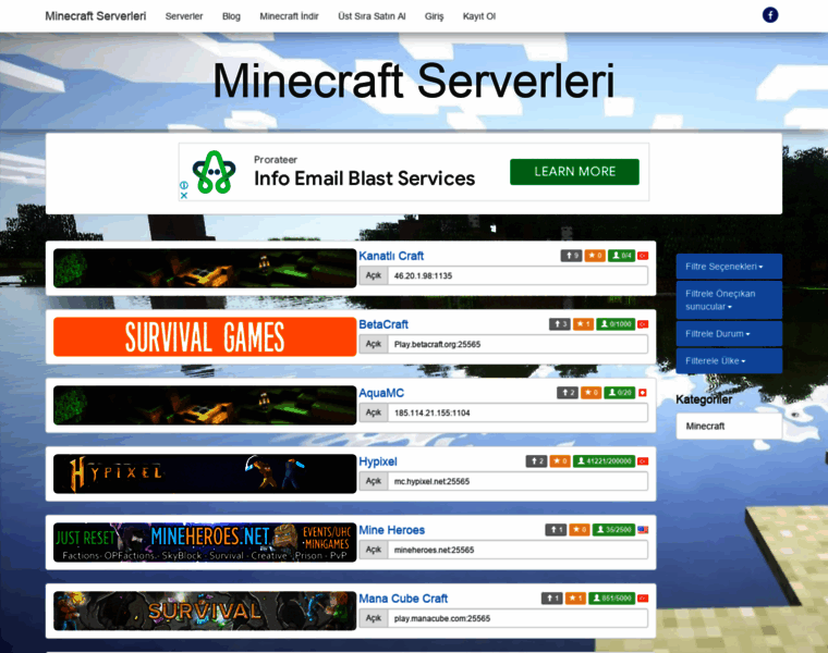 Minecraftserverleri.com thumbnail