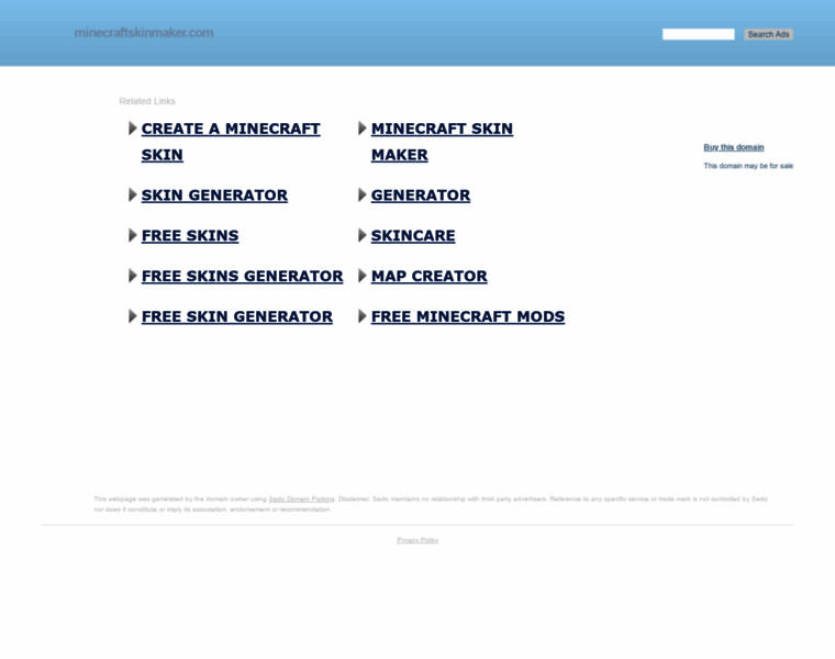 Minecraftskinmaker.com thumbnail Minecraftskinmaker.com thumbnail