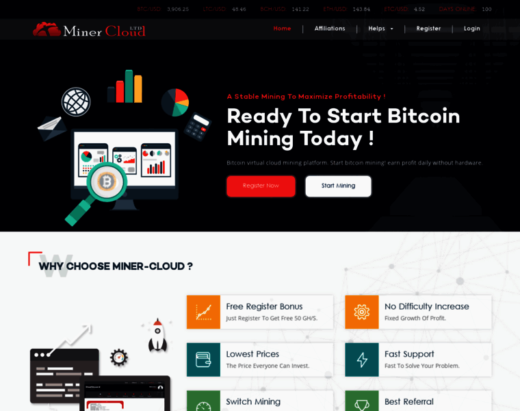 Miner-cloud.com thumbnail