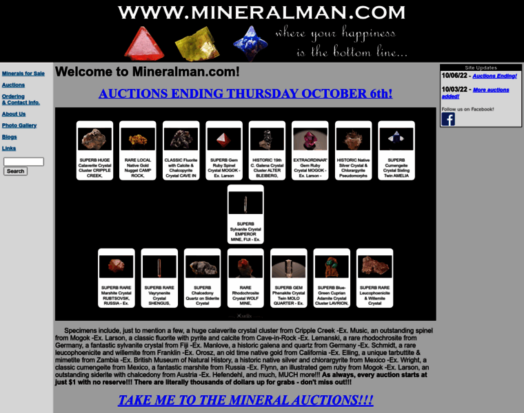Mineralman.com thumbnail