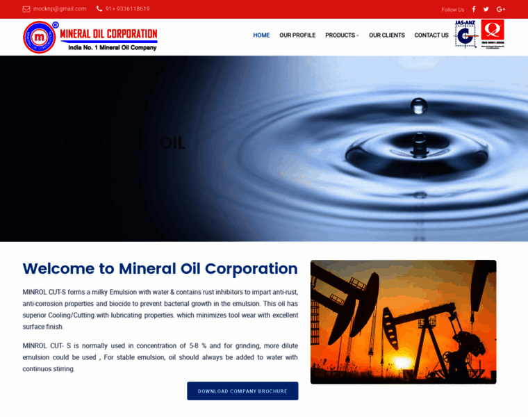 Mineraloilcorp.com thumbnail