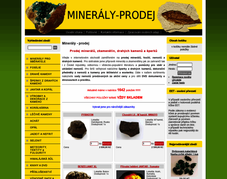 Mineraly-prodej.cz thumbnail