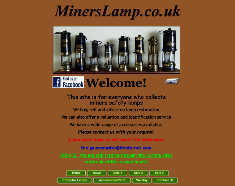 Minerslamp.co.uk thumbnail