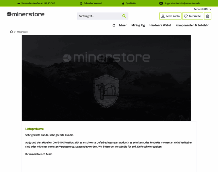 Minerstore.ch thumbnail