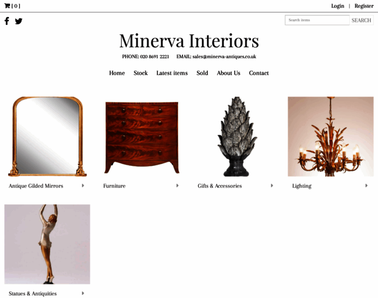 Minerva-antiques.co.uk thumbnail