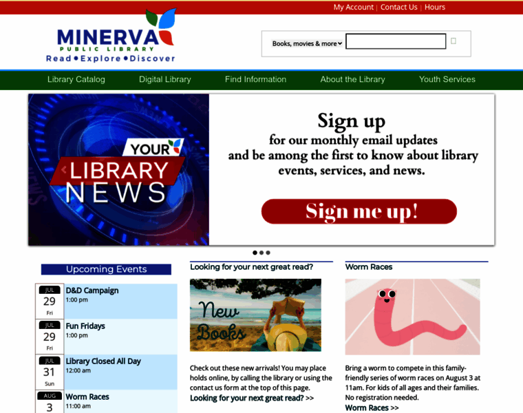 Minervalibrary.info thumbnail