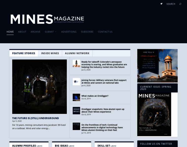 Minesmagazine.com thumbnail
