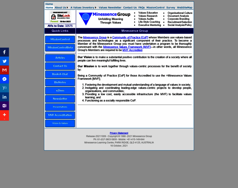 Minessence.net thumbnail Minessence.net thumbnail