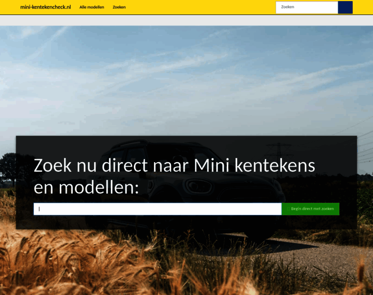 Mini-kentekencheck.nl thumbnail
