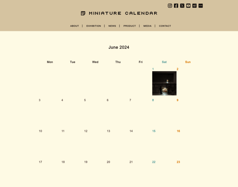 Miniature-calendar.com thumbnail