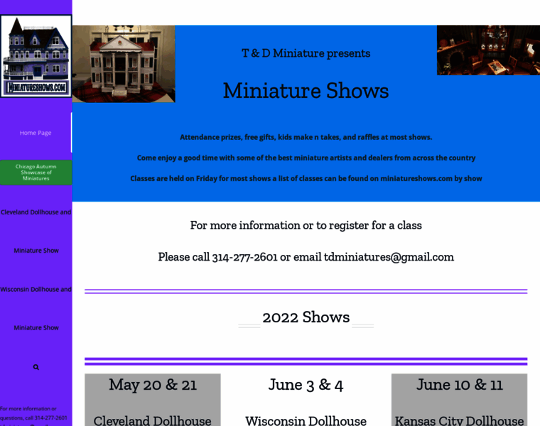 Miniatureshows.com thumbnail