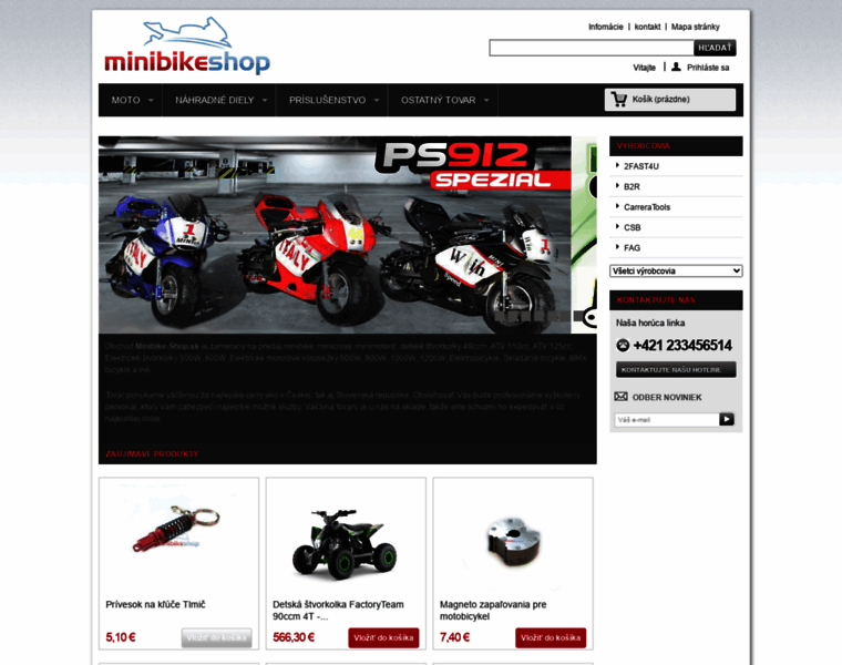 Minibike-shop.sk thumbnail