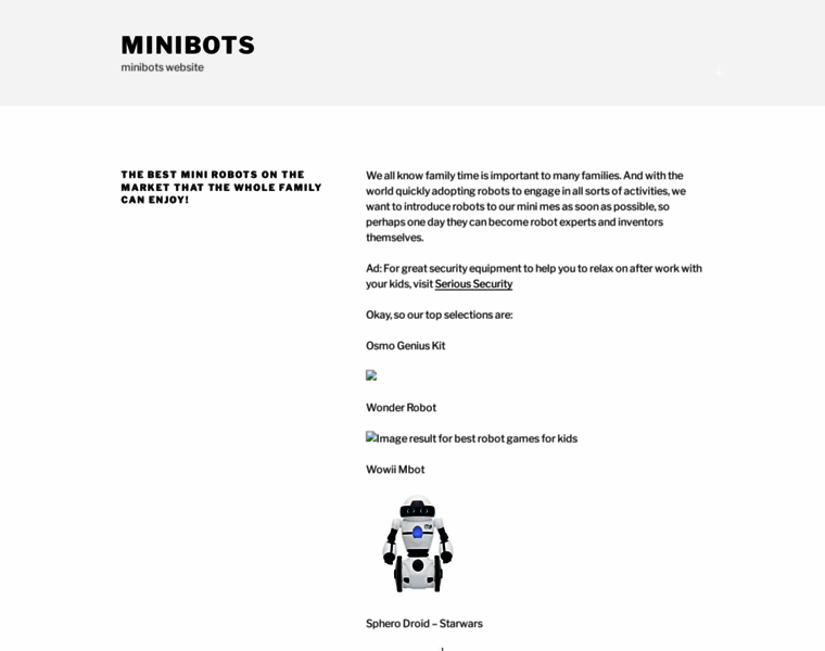 Minibots.com.au thumbnail