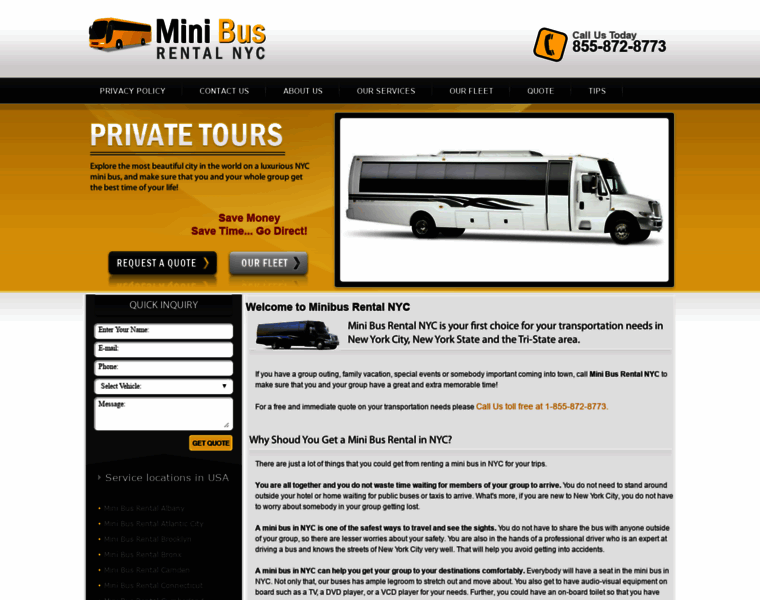Minibusrentalnyc.com thumbnail