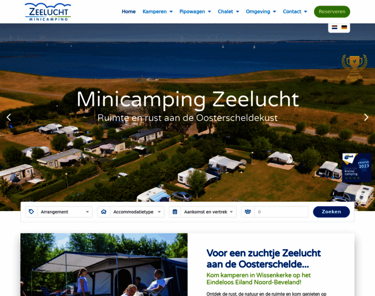 Minicampingzeelucht.nl thumbnail