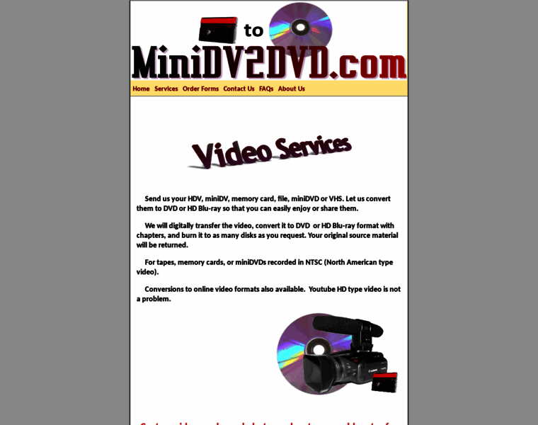 Minidv2dvd.com thumbnail