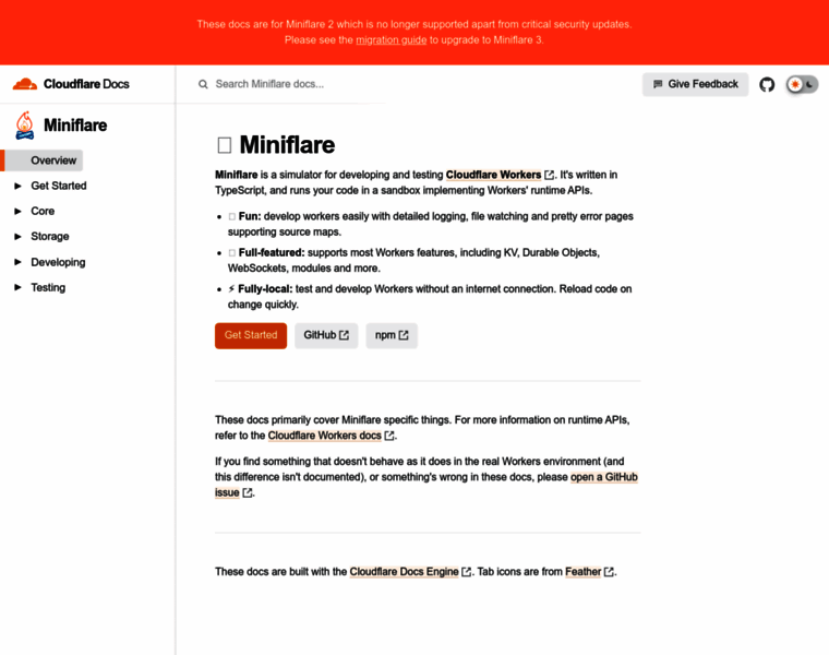 Miniflare.dev thumbnail