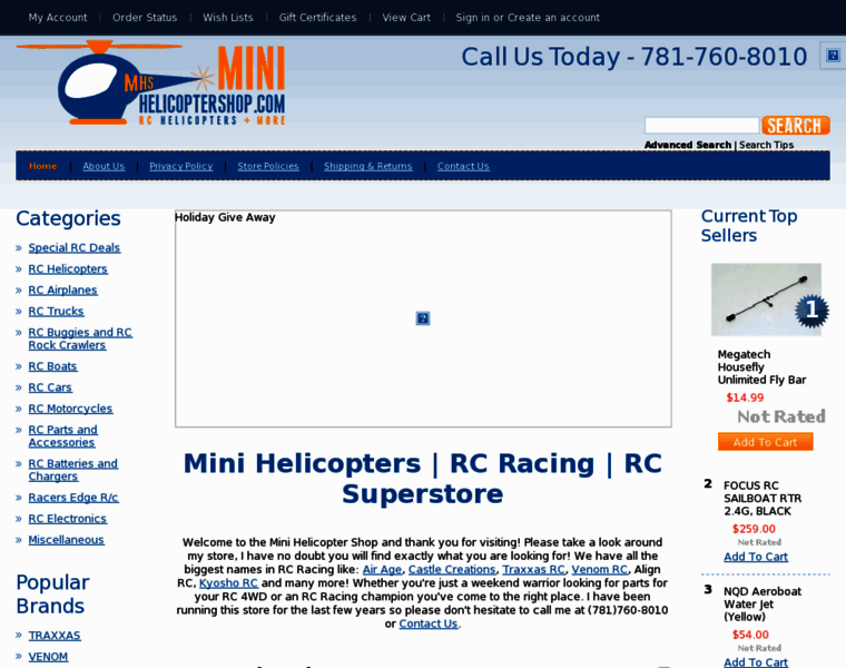Minihelicoptershop.com thumbnail
