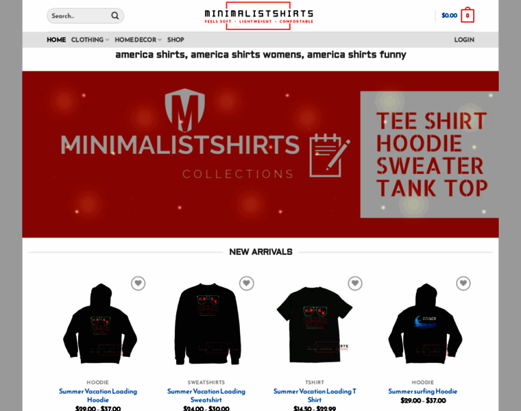Minimalistshirts.com thumbnail