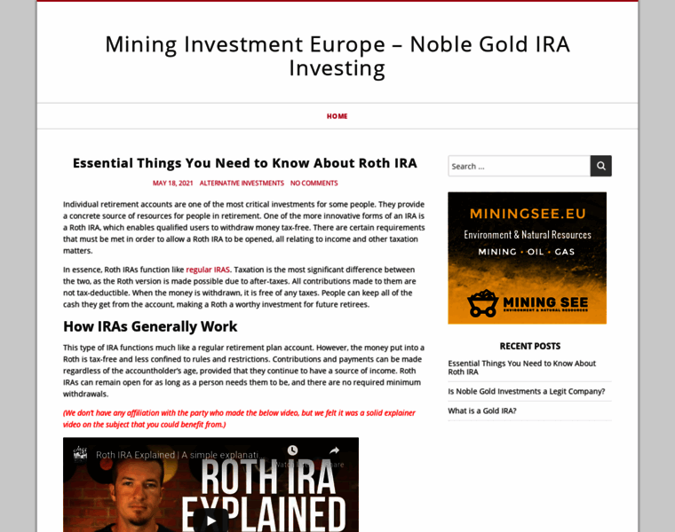 Mininginvestmenteurope.com thumbnail
