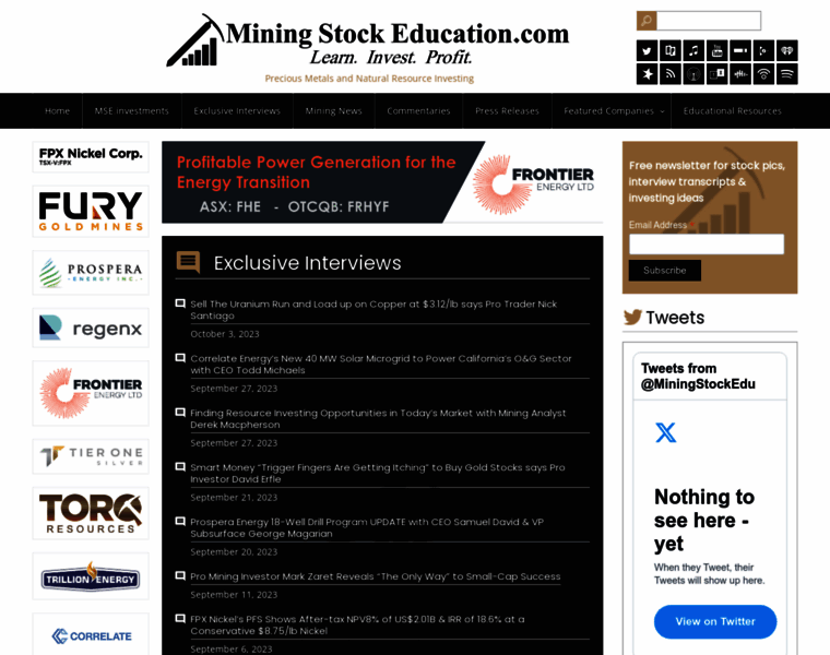 Miningstockeducation.com thumbnail