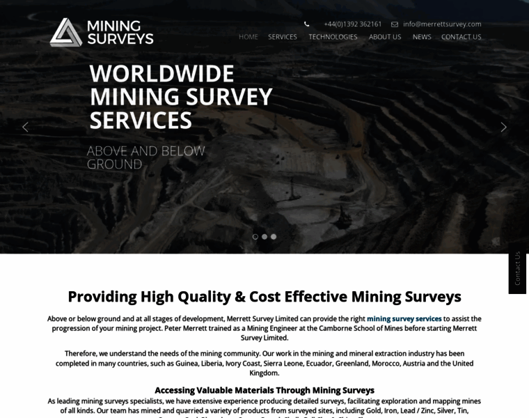 Miningsurveys.com thumbnail