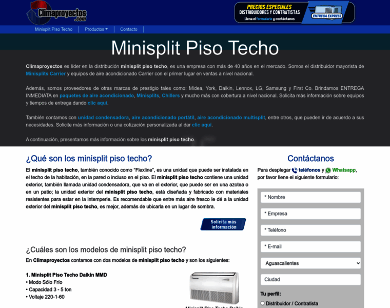 Minisplitpisotecho.com thumbnail