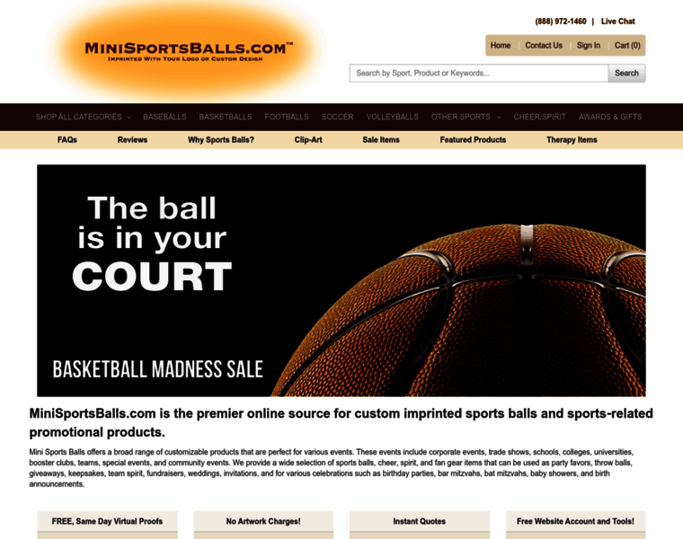 Minisportsballs.com thumbnail
