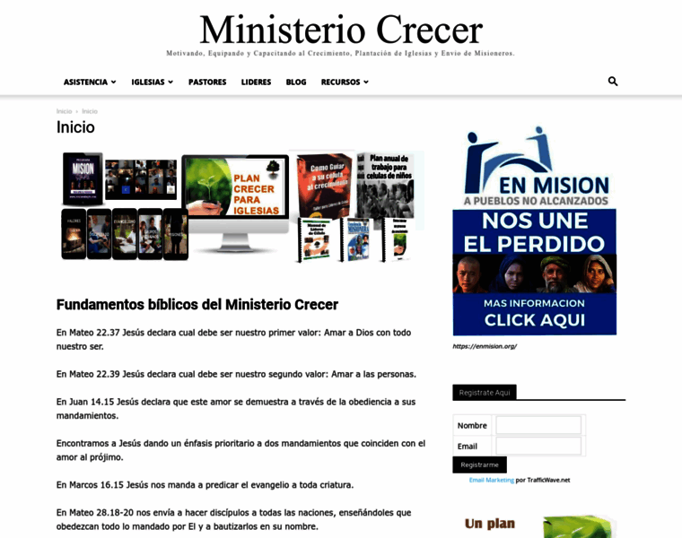 Ministeriocrecer.org thumbnail
