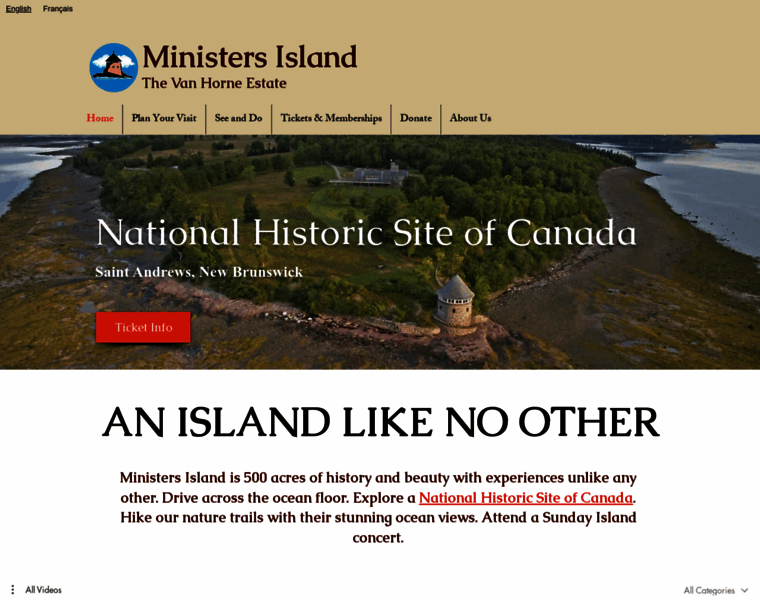Ministersisland.net thumbnail