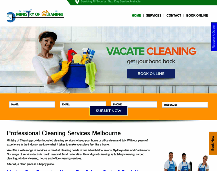 Ministryofcleaning.com.au thumbnail