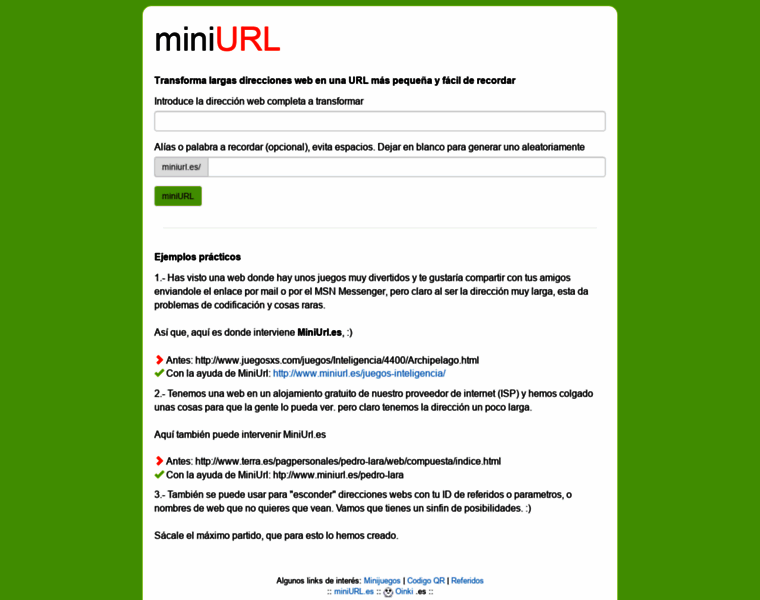 Miniurl.es thumbnail