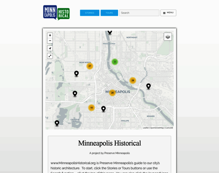 Minneapolishistorical.org thumbnail