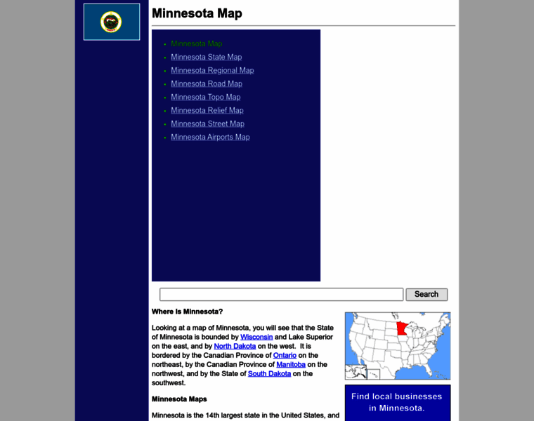 Minnesota-map.org thumbnail