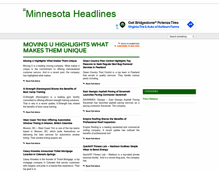 Minnesotaheadlines.com thumbnail
