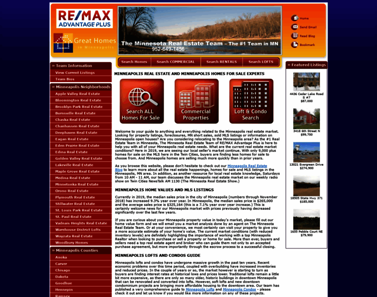 Minnesotas-real-estate.com thumbnail