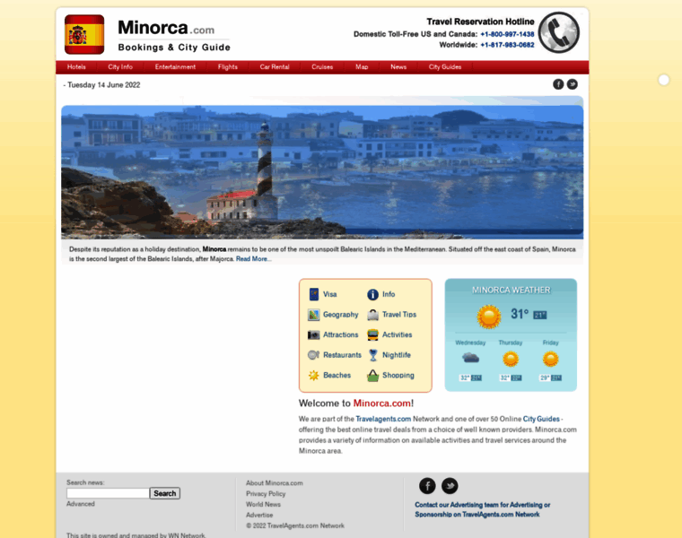 Minorca.com thumbnail