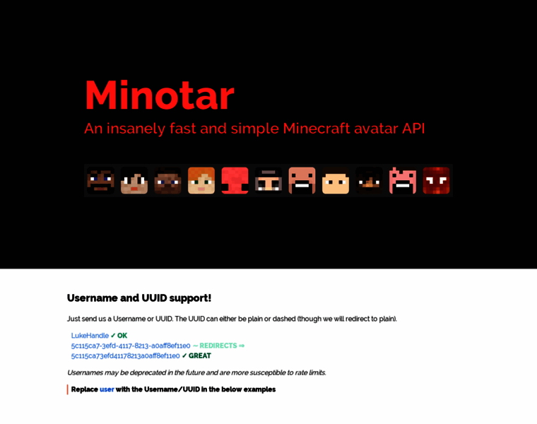 Minotar.net thumbnail