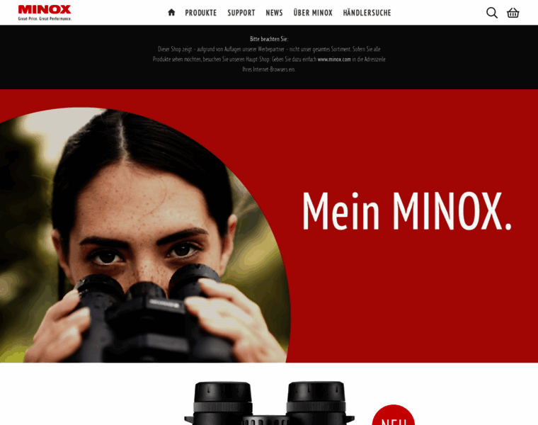 Minox-optik.de thumbnail