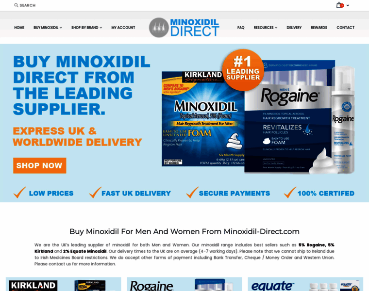 Minoxidil-direct.co.uk thumbnail