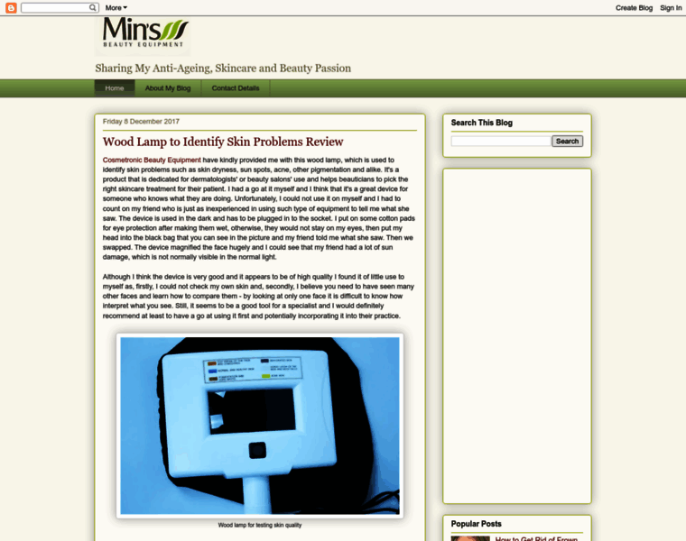 Minsbeautyequipment.com thumbnail