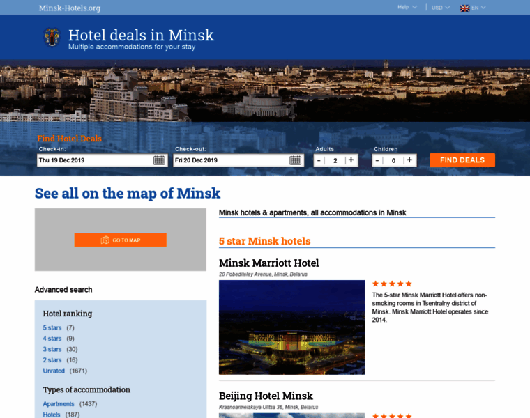 Minsk-hotels.org thumbnail