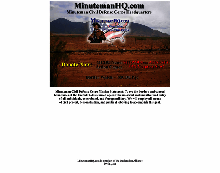 Minutemanhq.com thumbnail