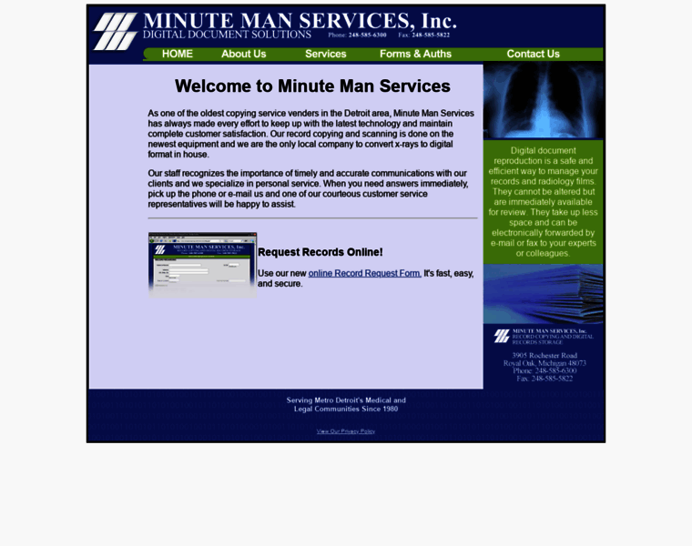 Minutemanservices.net thumbnail