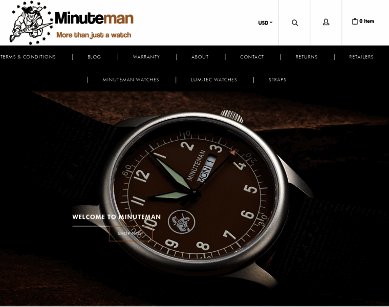 Minutemanwatches.com thumbnail