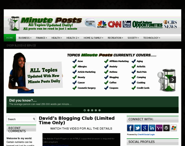 Minuteposts.com thumbnail