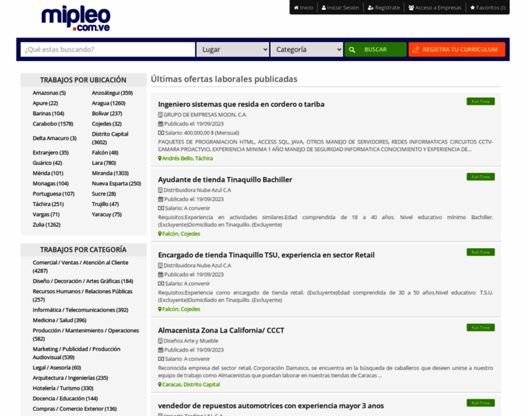 Mipleo.com.ve thumbnail
