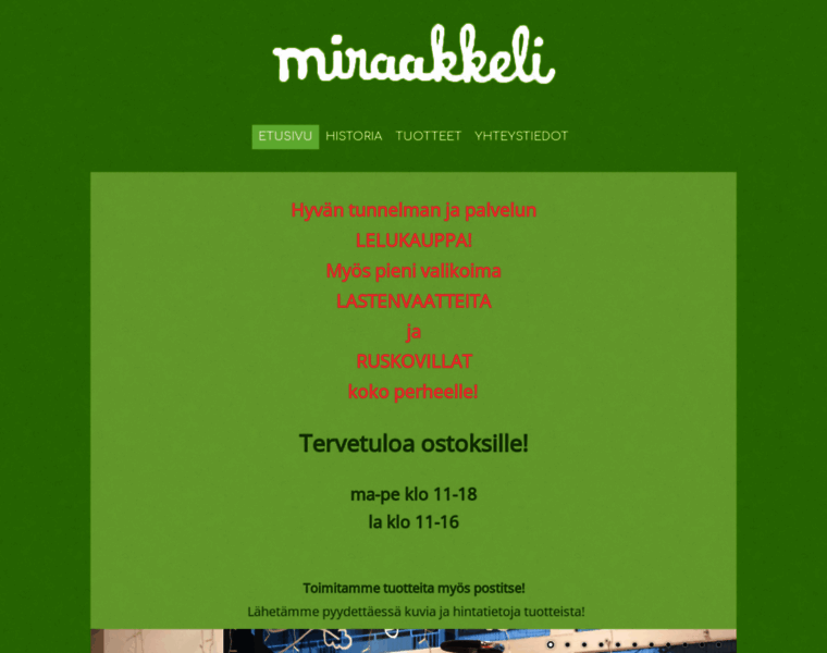 Miraakkeli.fi thumbnail
